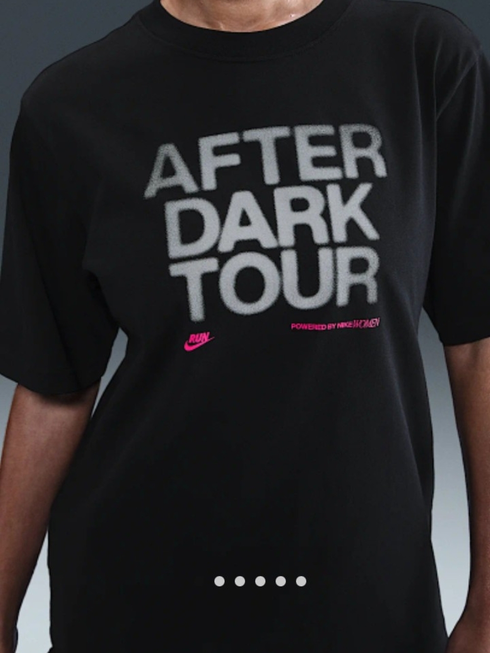 Nike After Dark Tour Women's Loose Fit Short-Sleeve T-SHIRT Size: XL NWT